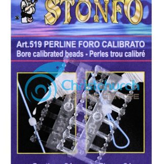 Stonfo 519 Calibrated Bore Beads, Glue Beads