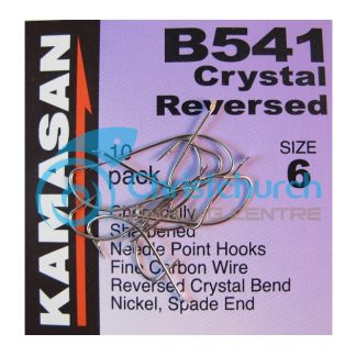 Kamasan B541 Crystal Reversed, Spade End Hooks
