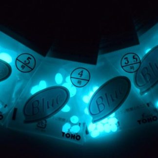 TOHO Blue Luminous Beads, Glow In The Dark