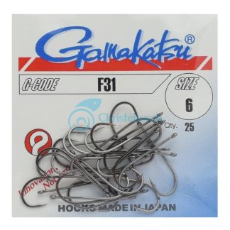 GAMAKATSU F31, Medium Shank Hooks