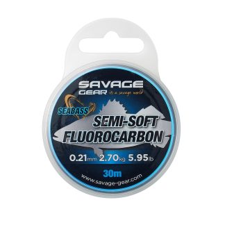 SAVAGE GEAR SEMI-SOFT FLUOROCARBON, Fluorocarbon