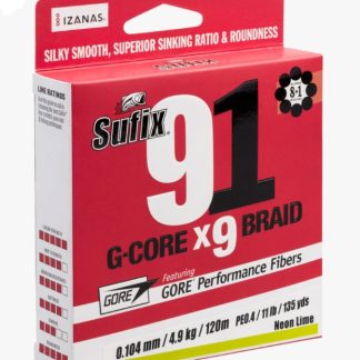 SUFIX 91 BRAID 150M CHARTREUSE, Braid